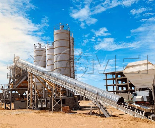 محطة خلط الخرسانة في مصر